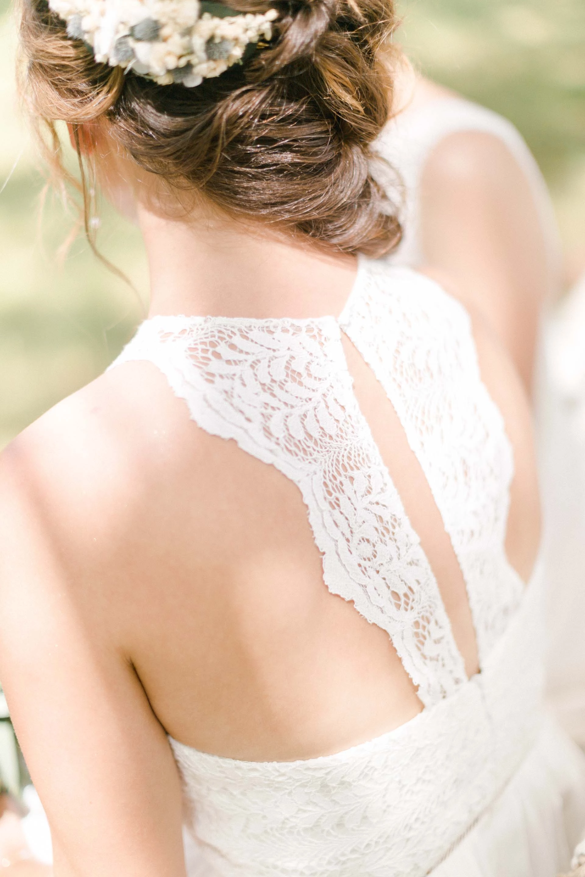 robe mariage gris marron couple